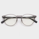 Freda Retro Round Wood Grain Leg Glasses Frame Round Frames Southood